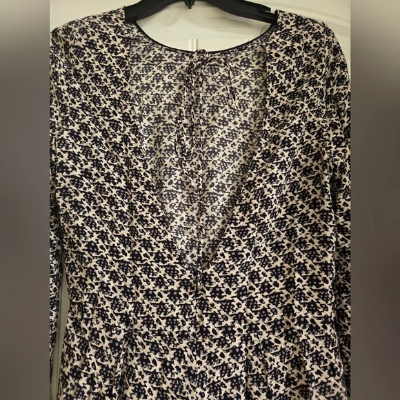 🌟7/25$ ZARA WOMAN  Bell Sleeve Open Back Romper - Picture 9 of 10